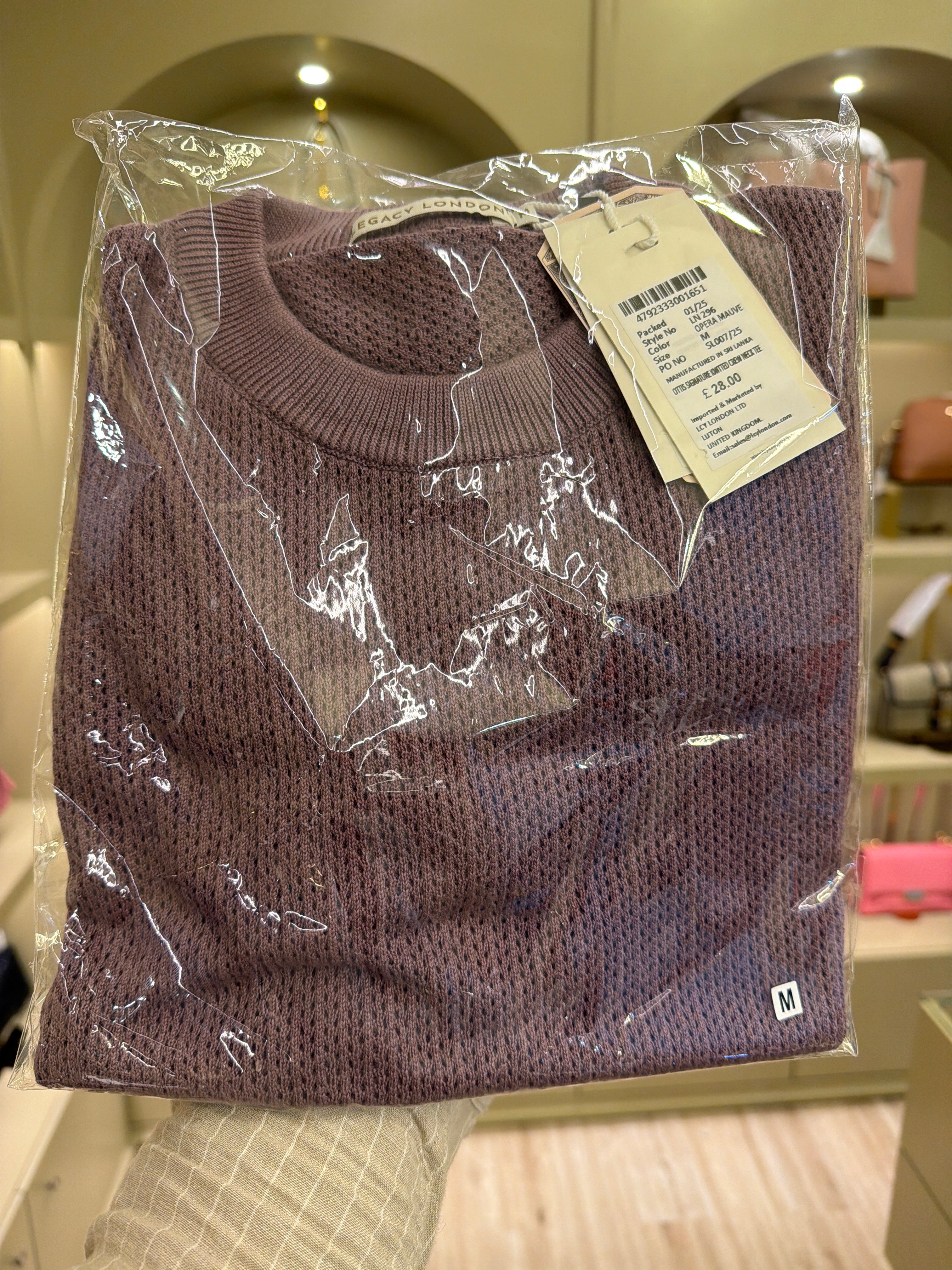 LCY Ottis Signature Knitted Crew Neck Tee