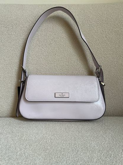 Kate Spade Bridget Small Flap Shoulder Bag in a crinkle patent leather finish