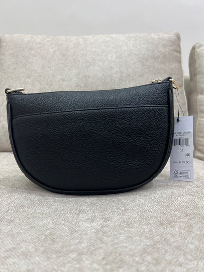 black DKNY Zoie crossbody bag made of polyurethane