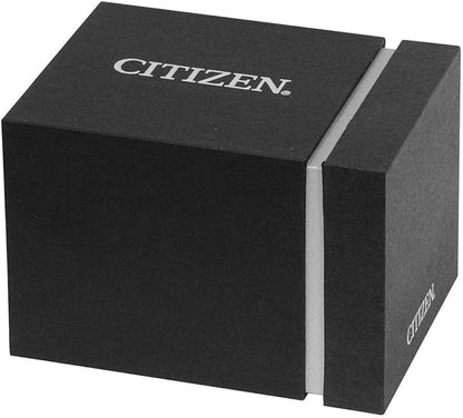 CITIZEN Men's Analogue Quartz Watch with Stainless Steel Bracelet AW1816-89E, Black, Strap