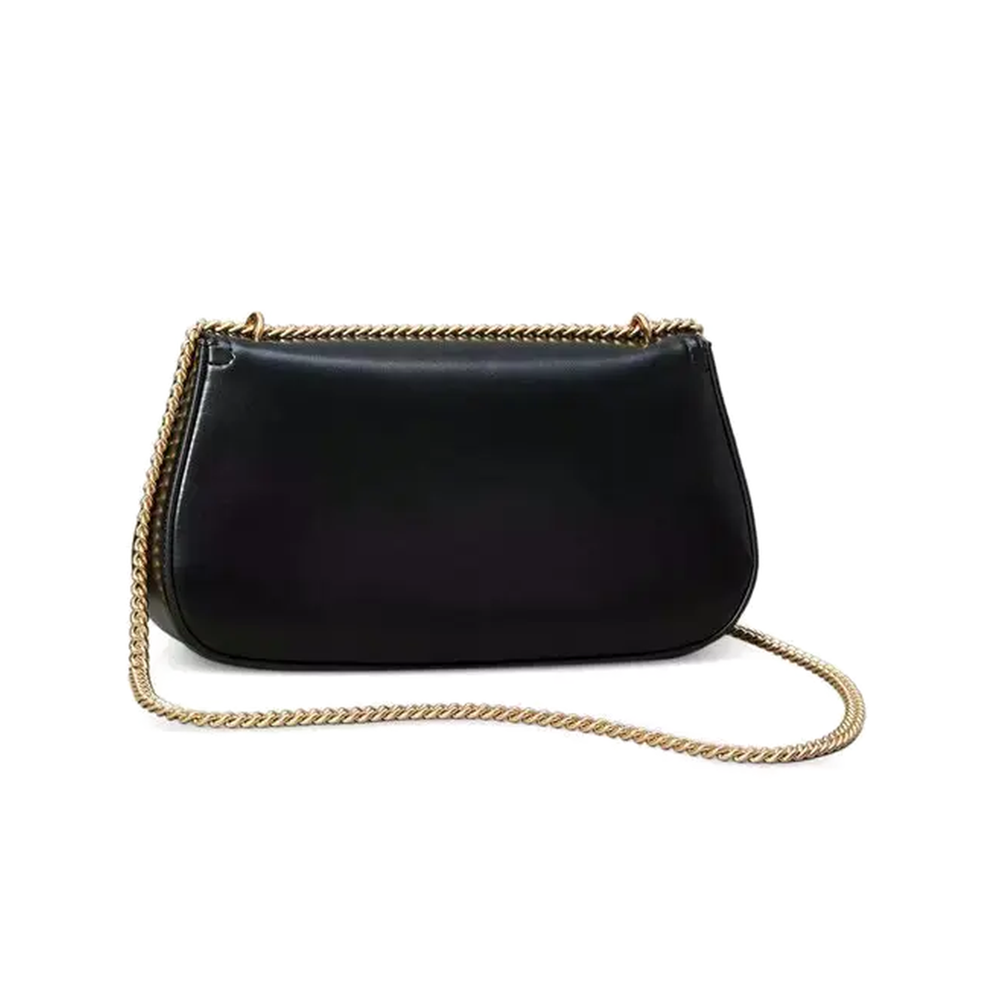 Lavishloft Source Repair Row 21 — Calvin Klein Chain Strap Logo Plaque Shoulder Bag Black — image 3