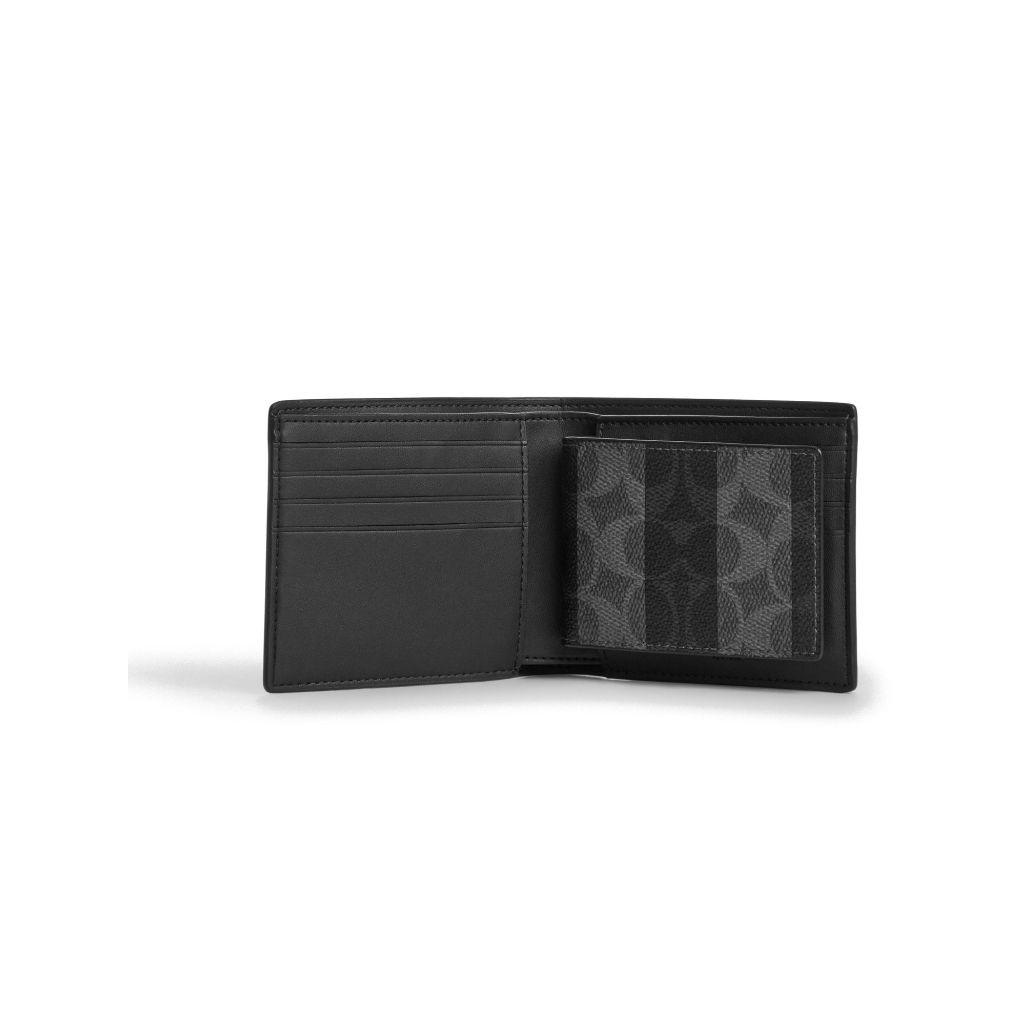 Lavishloft Official Repair Batch 2 Row 38 — Coach 3 In 1 Wallet In Signature Canvas With Stripes Black Grey CEB95 — image 2