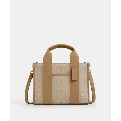 Coach Smith Tote Bag in signature jacquard with a detachable strap