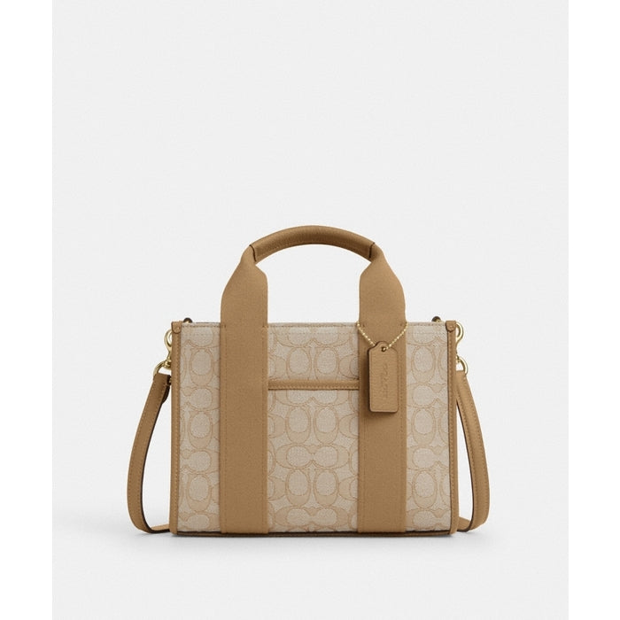 Coach Smith Tote Bag in signature jacquard with a detachable strap