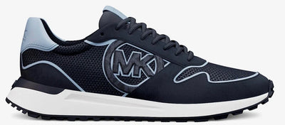 Michael Kors Dax Leather Slip-On Sneaker — Navy