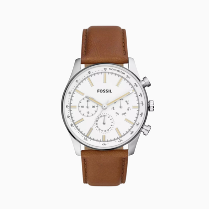 Fossil BQ2748 Sullivan Multifunction Medium Brown Leather Watch