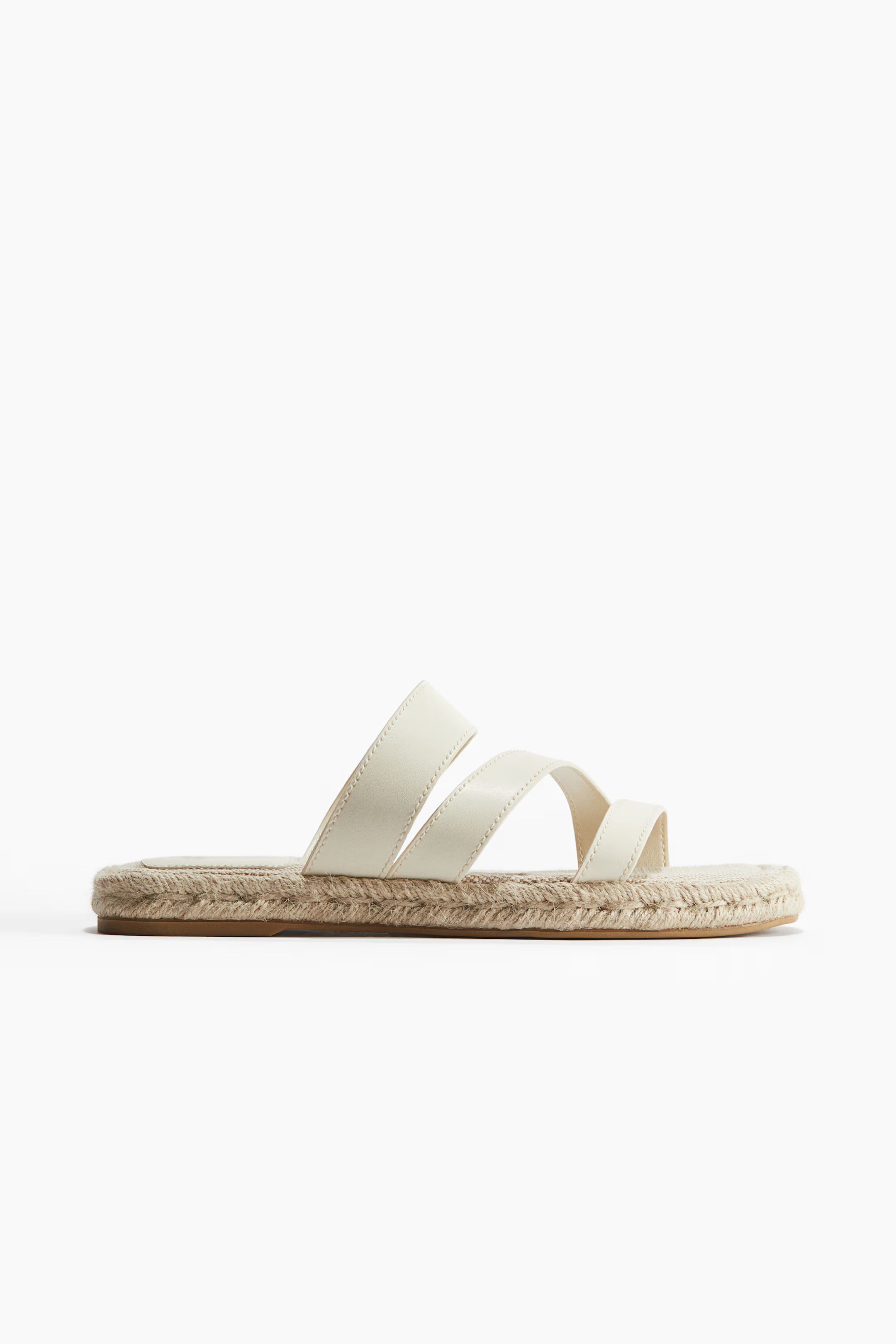H&M Espadrille Sandals — Cream