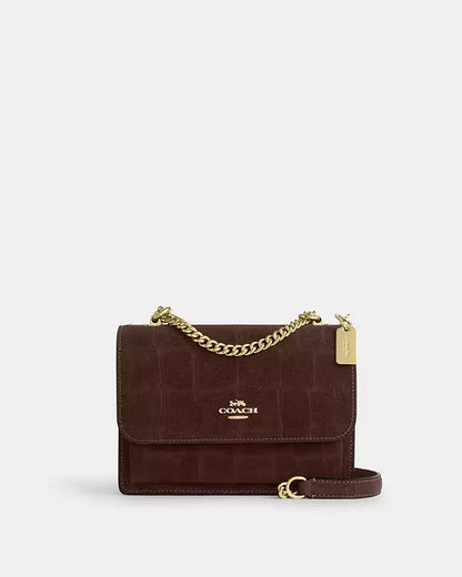 brown Coach Mini Klare Crossbody bag