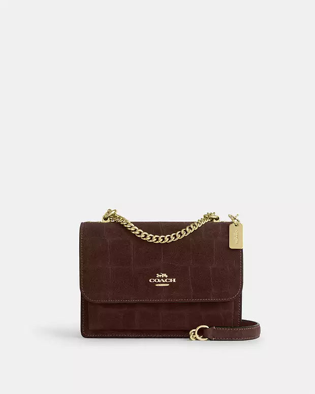 brown Coach Mini Klare Crossbody bag