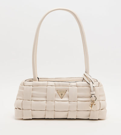 Guess Marion Woven Shoulder Bag