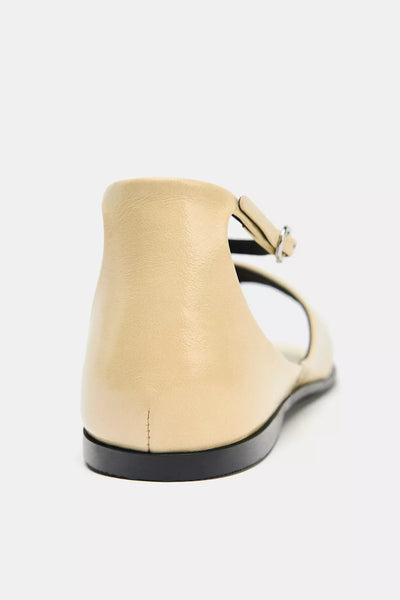 LEATHER TOE POST SANDALS
