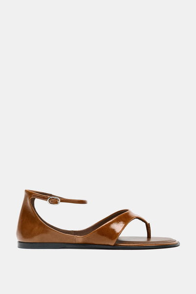 LEATHER TOE POST SANDALS