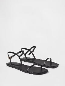 Gap Factory Vegan-Leather Strappy Sandals