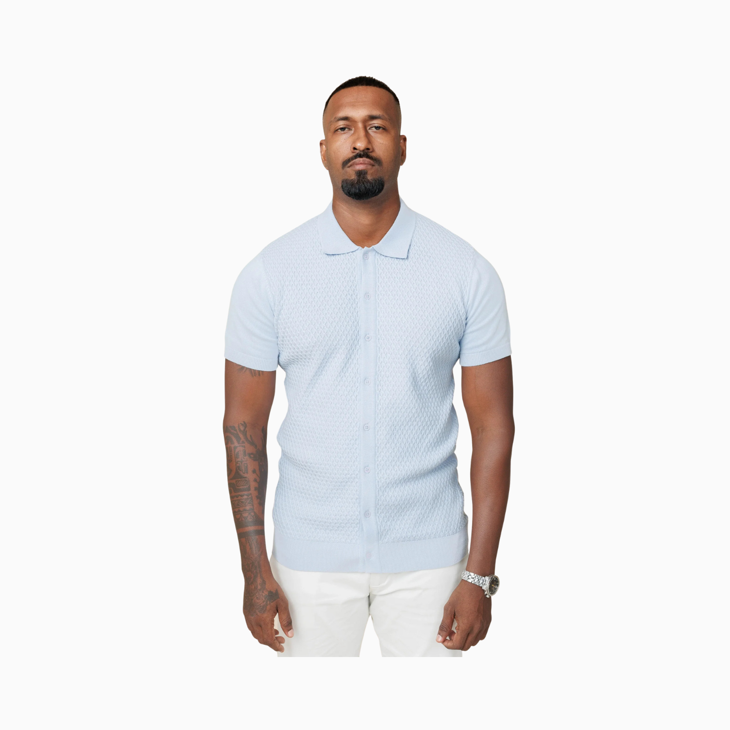 LCY Diamond Weave Heritage Polo - Buttoned Edition