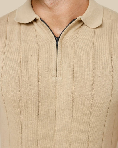 LCY Legacy Wide Rib Knitted Polo