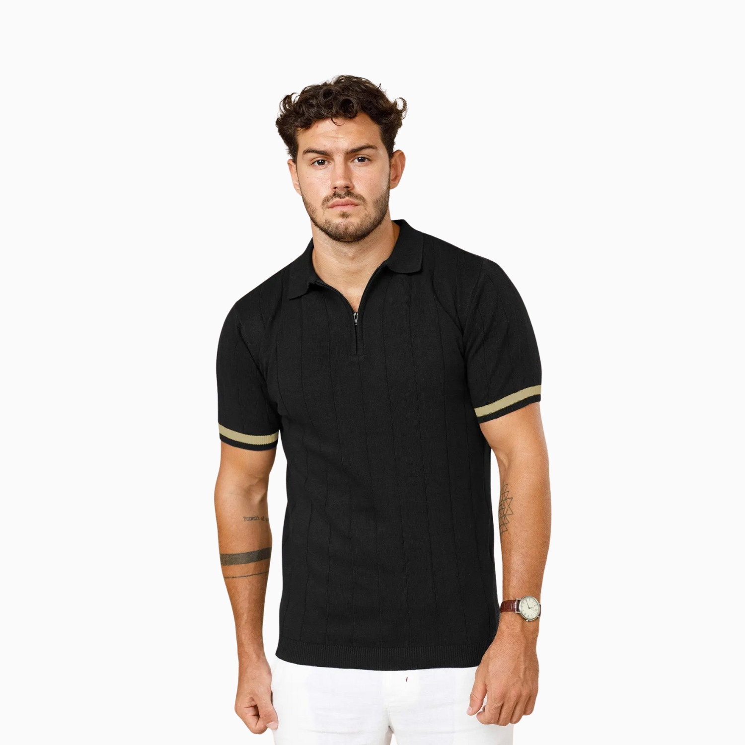 LCY Legacy Wide Rib Knitted Polo