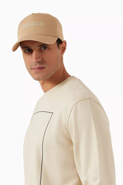 Logo Baseball Cap in Cotton Twill