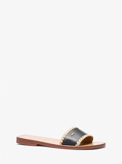 MICHAEL Michael Kors Drea Leather Slide Sandal