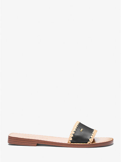 MICHAEL Michael Kors Drea Leather Slide Sandal