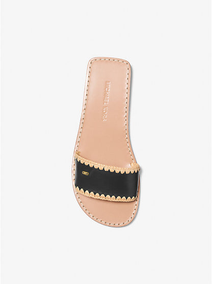 MICHAEL Michael Kors Drea Leather Slide Sandal
