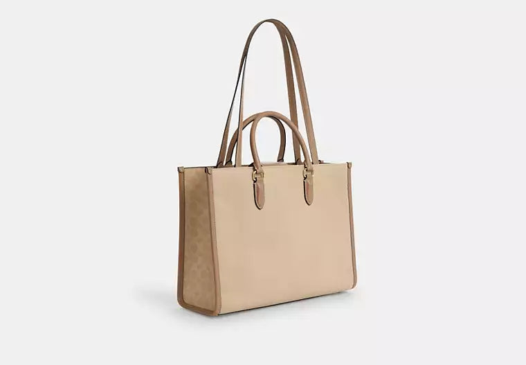 Maggie Tote Bag In Colorblock