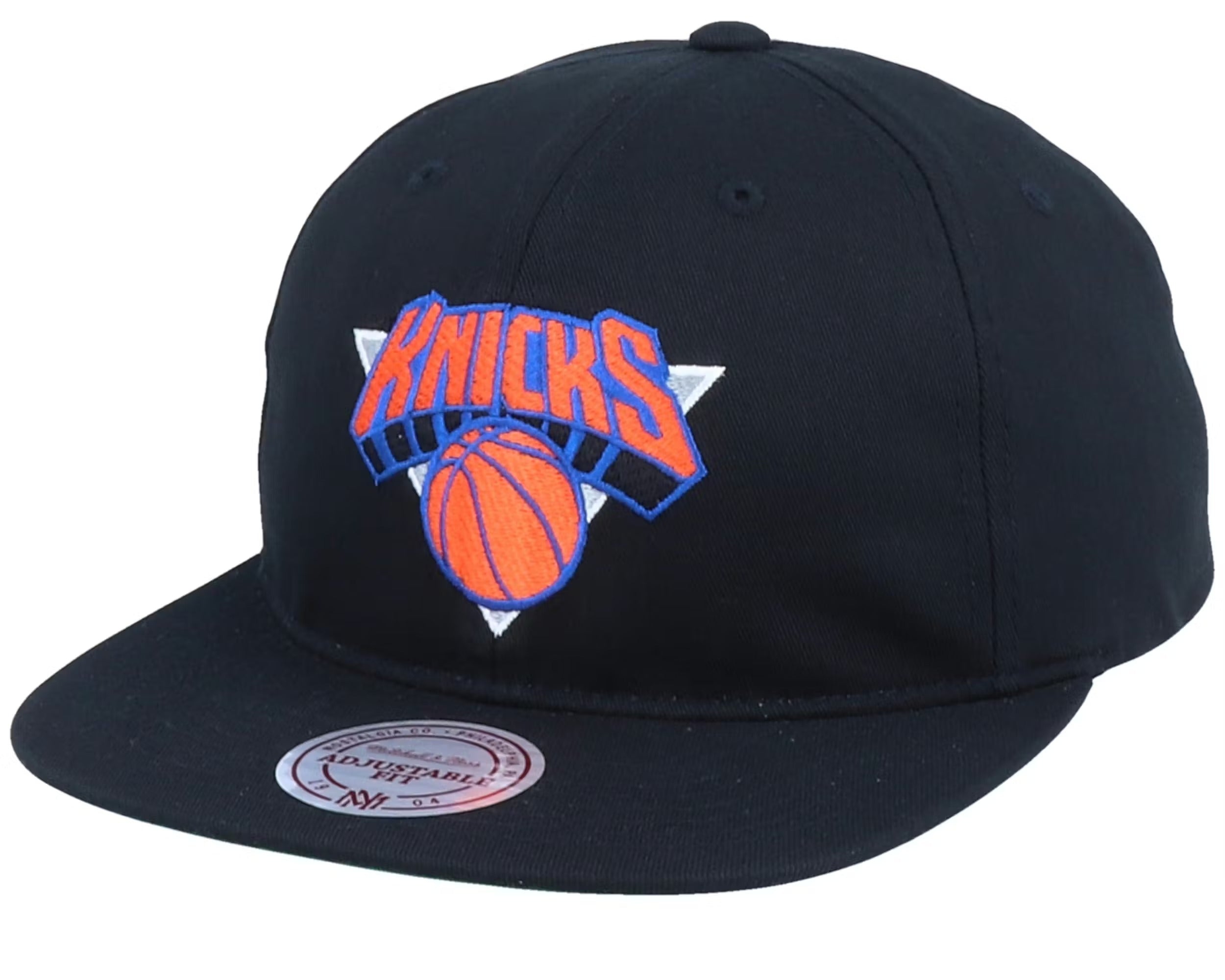 Men's New York Knicks Mitchell & Ness Core Basic Black Snapback hat