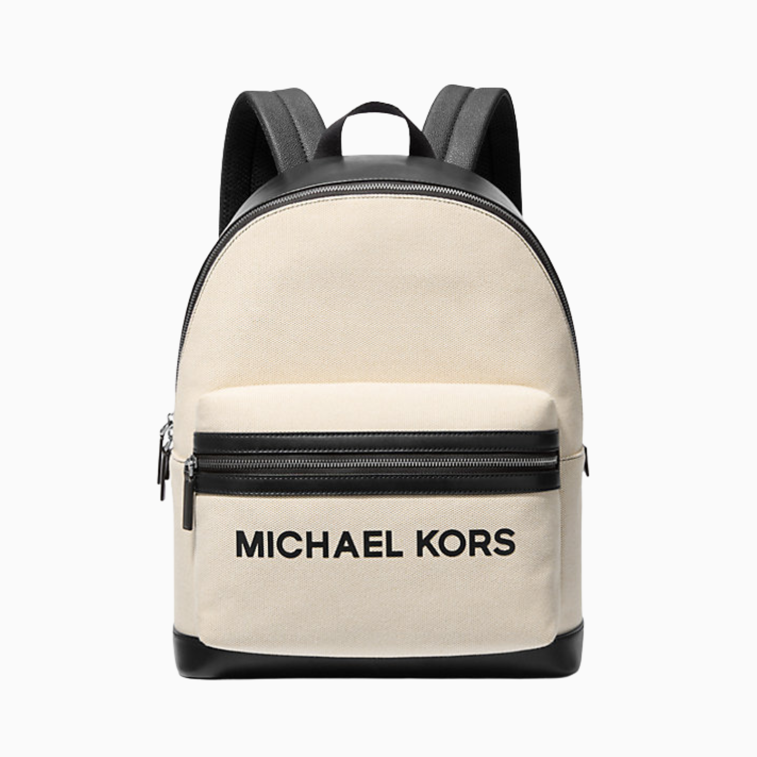 Michael Kors Cooper Two-Tone Canvas Dome Backpack