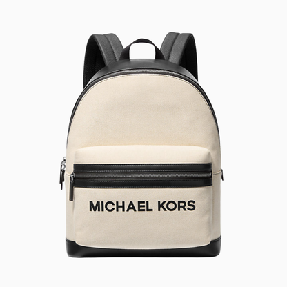 Michael Kors Cooper Two-Tone Canvas Dome Backpack