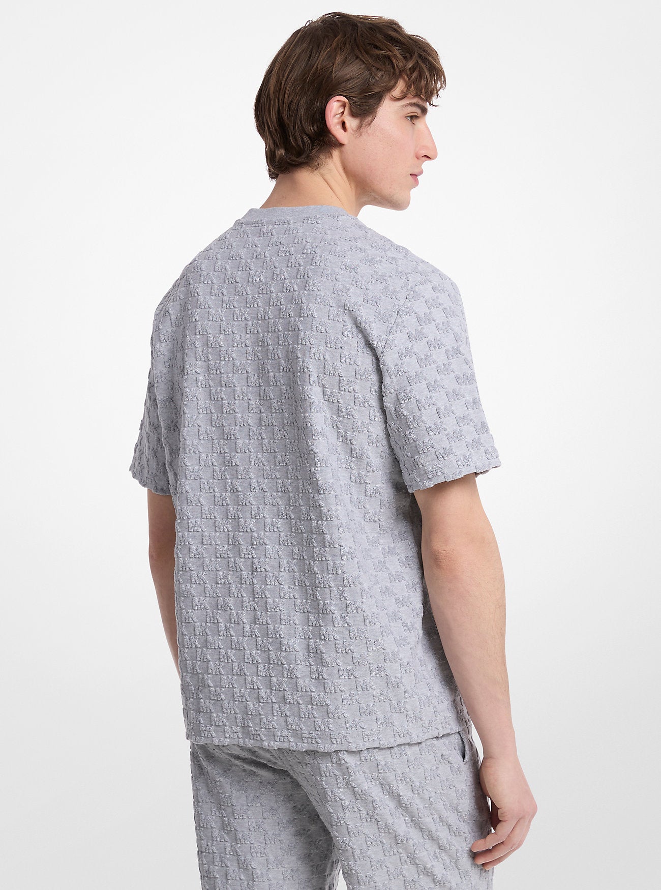 Michael Kors Logo Jacquard Terry T-Shirt