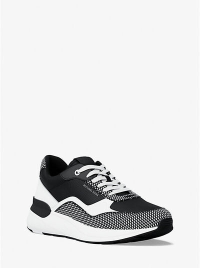 Michael Kors Trevor Mixed-Media Trainer