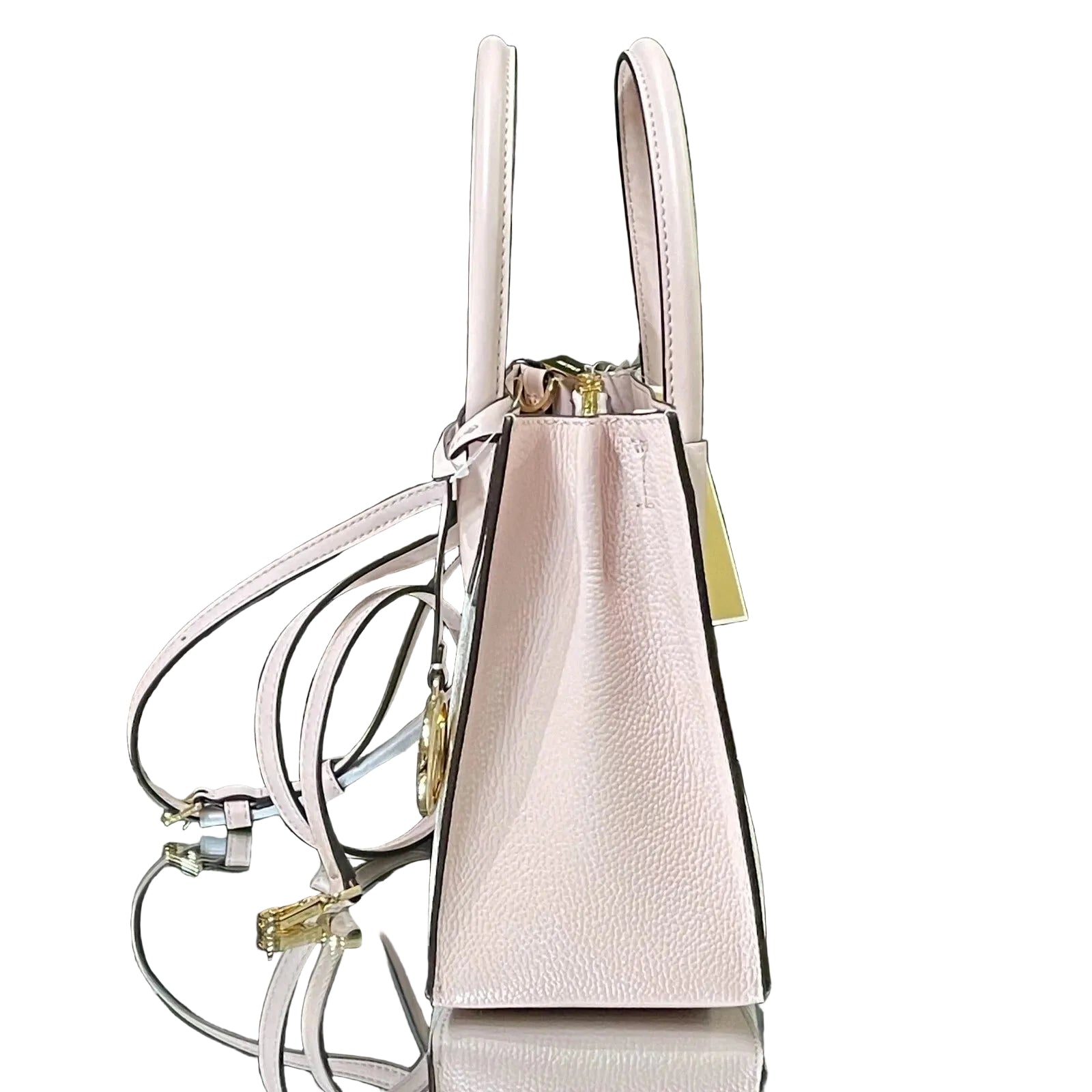 Michael Kors Mercer medium logo and leather accordion crossbody bag