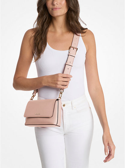 Michael Kors Nessa Small Leather Crossbody Bag