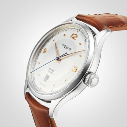 Montblanc - Heritage Automatic 40mm Stainless Steel and Alligator Watch