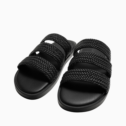 SANDALES À BRIDES TRESSÈES