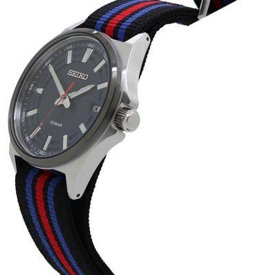 Seiko Sport Men's Quartz Watch With Nylon Strap — Blue SUR509P1