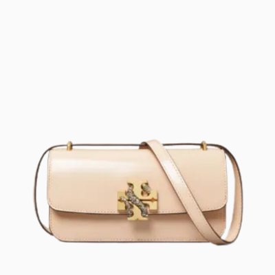 Tory Burch Eleanor E/W Small Convertible Shoulder Bag — Rose Pink 162767