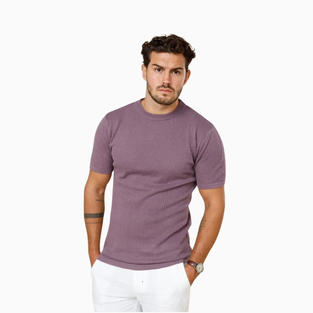 LCY Ottis Signature Knitted Crew Neck Tee